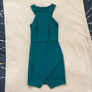Bottle Green ZARA Mini Dress 🌲